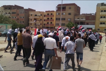  بالصور .. مسيرة شعبية لثوار العاشر من رمضان لإنقاذ مصر