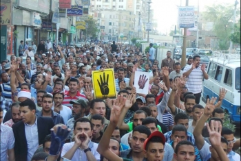  ثوار الإسكندرية يجددون رفضهم للانقلاب العسكري بمسيرات حاشدة