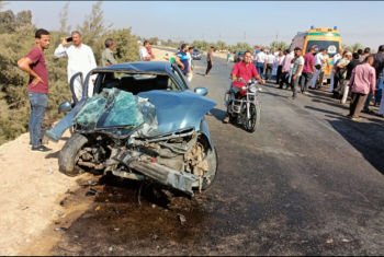  إصابة 4 أشخاص في حادث بطريق “بلبيس – القاهرة الصحراوي”