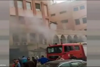  إصابة شخص بحريق مخزن خردة في بلبيس