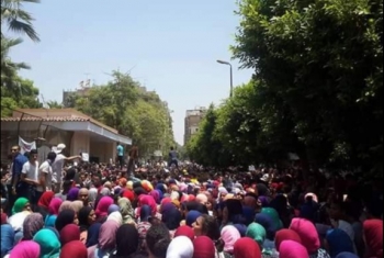  مسيرة لطلاب الثانوية تجوب شوارع المنيرة  تطالب باقالة وزير التعليم